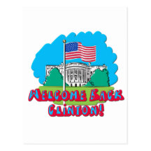 Accueil de retour Clinton -- Anti Obama Carte Postale