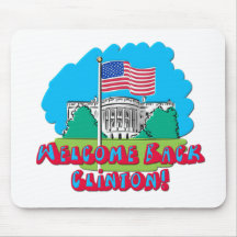 Accueil de retour Clinton -- Anti Obama Tapis De Souris