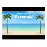 Accueil vers la Floride : Carte postale de scène d