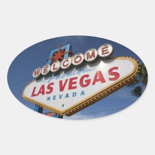 Accueil vers Las Vegas Autocollant