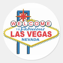 Accueil vers Las Vegas fabuleux Adhésif