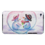 Aceo d'amour de bonhomme de neige coque Case-Mate iPod touch