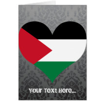 Achetez le drapeau de la Palestine Carte De Vœux