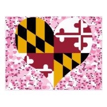 Achetez le drapeau du Maryland Carte Postale