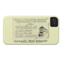Acier de Carnegie pour les roues locomotives Coques Case-Mate iPhone 4