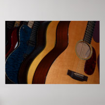 Acoustique et électrique affiche