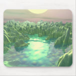 Acres vertes tapis de souris