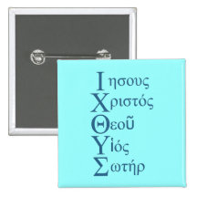 Acronyme d'IXOYE - bleu Badges Avec Agrafe