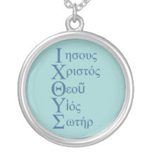 Acronyme d'IXOYE - bleu Pendentifs