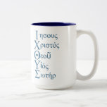 Acronyme d'IXOYE - bleu Tasse À Café