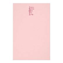 Acronyme d'IXOYE - rouge Papier À Lettre Personnalisé