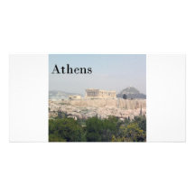 Acropole de la Grèce Athènes Photocarte Personnalisée