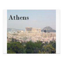 Acropole de la Grèce Athènes Faire-part Personnalisés