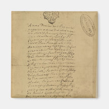 Acte de la naissance du napoléon, 1769 aimant pour réfrigérateur