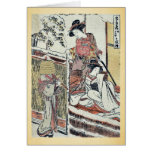 Acte neuf du Chushingura par Katsukawa, Shunsho Cartes De Vœux