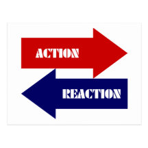 Action-Réaction Carte Postale