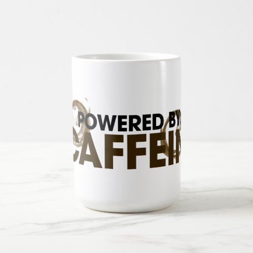 Actionné par la caféine tasse à café