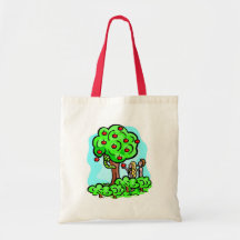 Adam et illustration de chrétien d'Ève Sacs En Toile