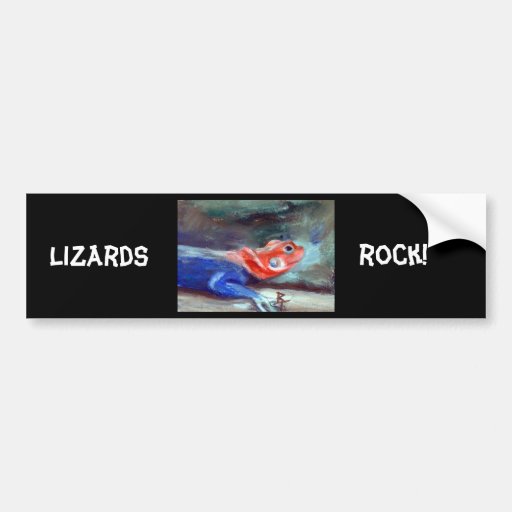 Adhésif pour pare-chocs africain de lézard d'arc-e autocollants pour voiture