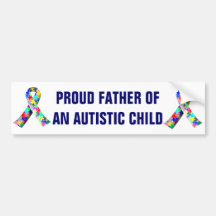 Adhésif pour pare-chocs autiste d'autisme d'enfant adhésif pour voiture