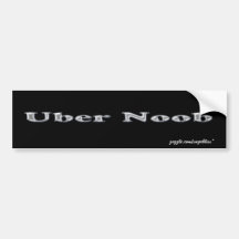 Adhésif pour pare-chocs brillant d'Uber Noob Adhésif Pour Voiture