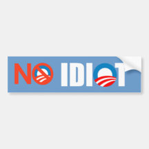 Adhésif pour pare-chocs d'Anti-Obama - OBAMA EST U Adhésifs Pour Voiture
