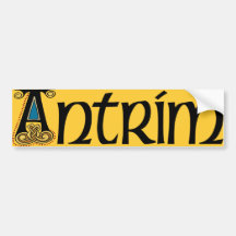 Adhésif pour pare-chocs d'Antrim du comté Autocollant Pour Voiture