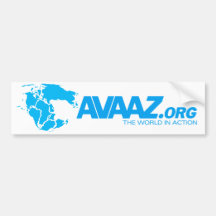 adhésif pour pare-chocs d'Avaaz.org Pangea Autocollants Pour Voiture