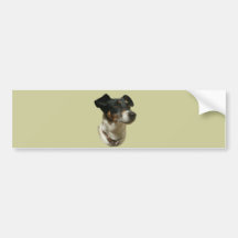 Adhésif pour pare-chocs de chien de Jack Russell Autocollant Pour Voiture