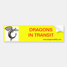 Adhésif pour pare-chocs de dragons en transit adhésif pour voiture