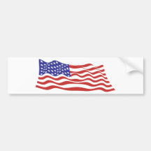 Adhésif pour pare-chocs de drapeau des Etats-Unis Adhésifs Pour Voiture