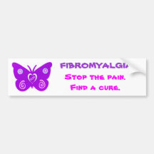 Adhésif pour pare-chocs de FIBROMYALGIE Autocollant Pour Voiture