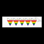 Adhésif pour pare-chocs de gay pride autocollants pour voiture