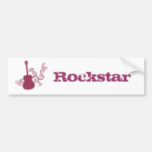 Adhésif pour pare-chocs de guitare de Rockstar, fu Autocollant Pour Voiture