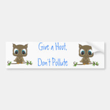 Adhésif pour pare-chocs de hibou adhésifs pour voiture