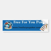Adhésif pour pare-chocs de joueur de poker adhésifs pour voiture