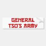 Adhésif pour pare-chocs de l'armée de la TSO génér Adhésifs Pour Voiture