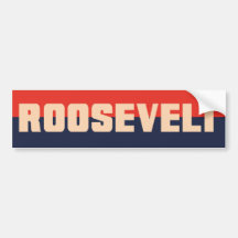 adhésif pour pare-chocs de l'ère FDR Roosevelt des Adhésifs Pour Voiture