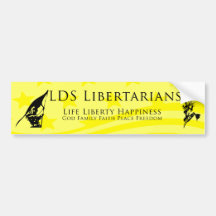 Adhésif pour pare-chocs de libertaires de LDS Autocollants Pour Voiture