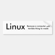 Adhésif pour pare-chocs de Linux Adhésif Pour Voiture