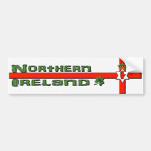 Adhésif pour pare-chocs de l'Irlande du Nord Adhésifs Pour Voiture