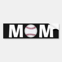 Adhésif pour pare-chocs de maman de base-ball autocollant pour voiture