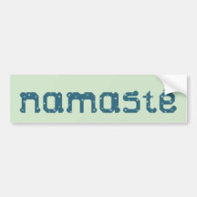 Adhésif pour pare-chocs de Namaste Teal Adhésif Pour Voiture
