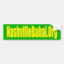 Adhésif pour pare-chocs de Nashville Baha'i Autocollant Pour Voiture