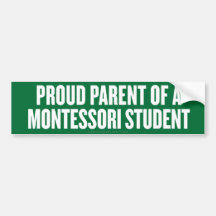 Adhésif pour pare-chocs de parent de Montessori Adhésif Pour Voiture