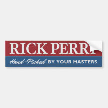 Adhésif pour pare-chocs de parodie de Rick Perry Adhésifs Pour Voiture