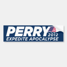 Adhésif pour pare-chocs de parodie de Rick Perry Autocollants Pour Voiture