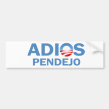 Adhésif pour pare-chocs de Pendejo d'Adios Autocollant Pour Voiture