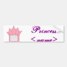 Adhésif pour pare-chocs de princesse Crown Adhésifs Pour Voiture