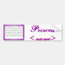 Adhésif pour pare-chocs de princesse Mini Hearts Adhésif Pour Voiture
